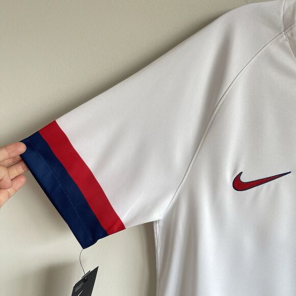 Nike USA Soccer Jersey 2019 White Men's Size Small Stadium Home 4 Stars NWT - Picture 7 of 16
